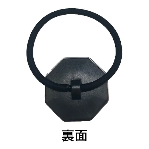 ガラスヘアゴム(八角形)