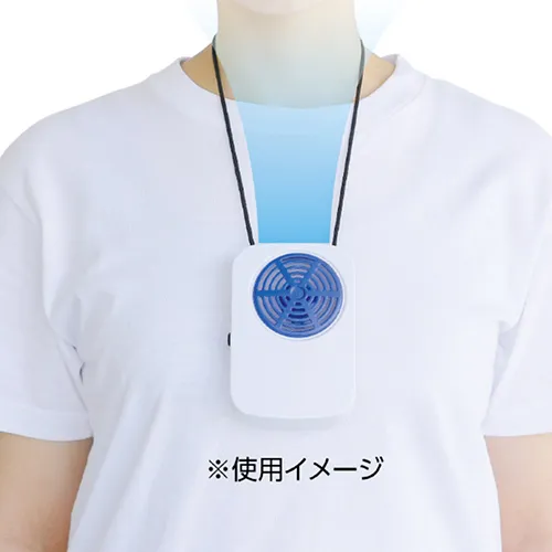 ハンズフリーポータブル扇風機(スタンド付き)