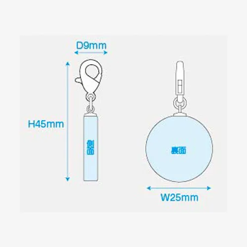 ガラスチャーム(円形:中)