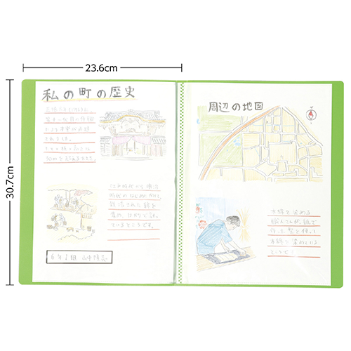 A4クリアブック(20ポケット)