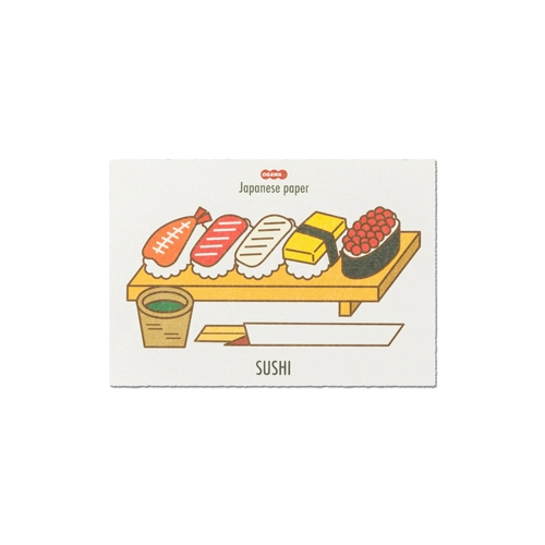 和紙の手ちぎりポストカード