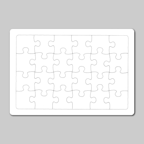 ピクチャーパズル（Ａ４サイズ）24ピース（オンデマンド印刷）