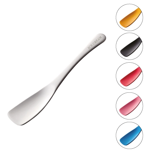 すくいやすいアルミアイススプーン