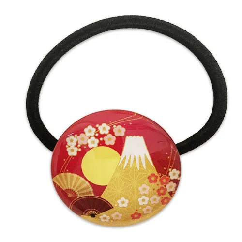 ガラスヘアゴム