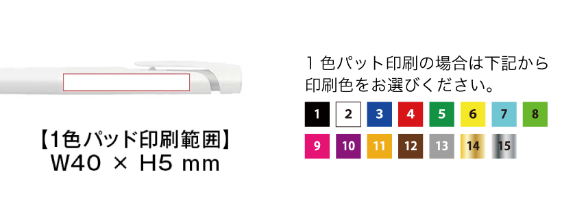 印刷範囲と印刷色