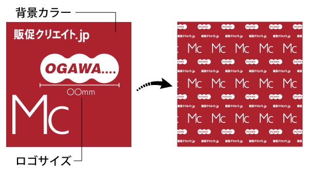 デザインデータ記入例