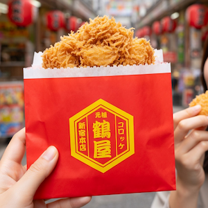 耐油袋がお店の広告に！