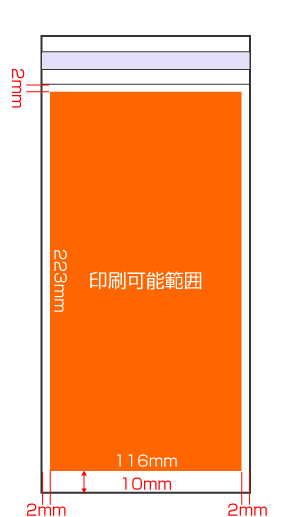 印刷可能範囲