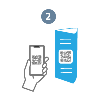 スマートフォンで読み取り参加